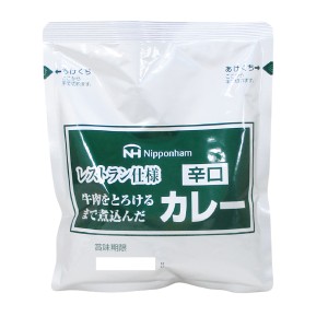 レトルトカレー レストラン仕様カレー 日本ハム 辛口ｘ１２食セット/卸