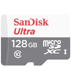 送料無料メール便 128GB マイクロSD Ultra microSDXCカード Class10 UHS-I対応 SanDisk サンディスク SDSQUNR-128G-GN3MN/6509 ポイント