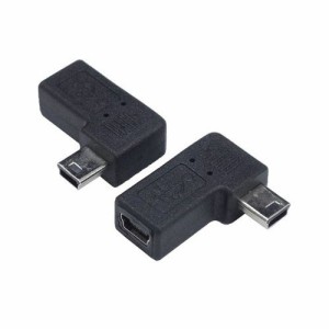 送料無料メール便 変換名人 USB2.0 L型変換プラグ USB mini 5pin 右L型（フル結線）USBM5-RLF/7978ｘ１本　ポイント消化