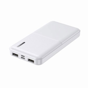 モバイルバッテリー 急速 10000mAh モバイル充電器 Type-C UAB-A PSEマーク有 ホワイト HIDISC HD-MB10000TAWH-PP/1103