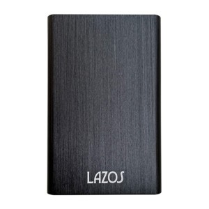 送料無料 HDDケース/SSDケース 2.5インチ アルミニウム合金 最大4TB 最大6Gbps LAZOS L-HC-B/7483