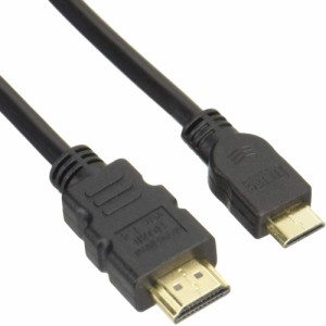 HDMIケーブル 変換ケーブル ハイスピード ver1.4対応 HDMI→miniHDMI 1.8m/180cm 変換名人 HDMI-M18G2/4687