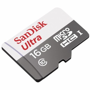 送料無料 16GB マイクロSD Ultra microSDHCカード Class10 UHS-I対応 SanDisk サンディスク SDSQUNS-016G-GN3MN/1613