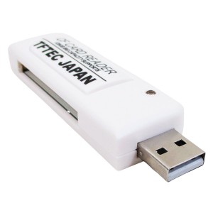 小型CFカードリーダー/ライター コンパクトフラッシュ128GB対応 CF-USB2/2 変換名人/9699