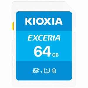 KIOXIA (旧東芝) SDカード SDXC 64GB 64ギガ CLASS10 過渡期につき柄変更あり