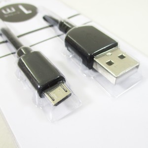 送料無料メール便　マイクロUSB microUSBケーブル1m 黒 スマホ/タブレット高速充電/データ通信 HIDISC HD-MCC1BK/1248ｘ１本　ポイント消