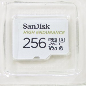 256GB microSDXCカード マイクロSD サンディスク 高耐久ドライブレコーダー向 CL10 V30 U3SDSQQNR-256G-GN6IA/3227