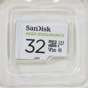 32GB microSDHCカード マイクロSD サンディスク 高耐久ドライブレコーダー向 CL10 V30 U3 SDSQQNR-032G