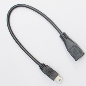 変換ケーブル USB mini(オス)-micro(メス)(フル結線/20ｃｍ)USBM5A/MCB20F 変換名人/4571284887480/送料無料