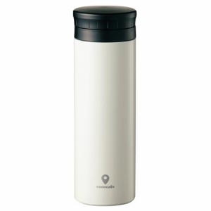 送料無料 水筒 ココカフェ 真空二重マグ 500ml 保冷 保温 ホワイト CC-50W 3075