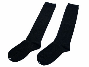 ハイソックス 日本製 靴下 レディース ラメ入り ダークブラウン サイズ22-24cmｘ１０足/卸