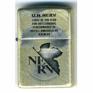 ジッポー エヴァンゲリオン エヴァンゲリヲン U.N. NERV AWARD VER.&ギフトボックスセット（オイル＋フリント+BOX）