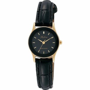 シチズン ファルコン 腕時計 日本製ムーブメント 革ベルト ブラック/ブラック レディース 婦人 QA37-102/8665
