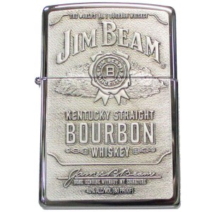 ジッポー ジムビーム バーボン ウイスキー JIM BEAM 250JB928&ギフトボックスセット（オイル＋フリント+BOX）