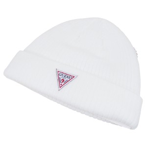 送料無料メール便 ニット帽 GUESS（ゲス）ワッチキャップ ニットキャップ ホワイトAI4A8858DS-WHT-FF-5312　ポイント消化