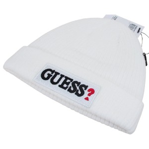 ニット帽 GUESS（ゲス）ワッチキャップ ニットキャップ ホワイトAI4A8859DS-WHT-FF-5367