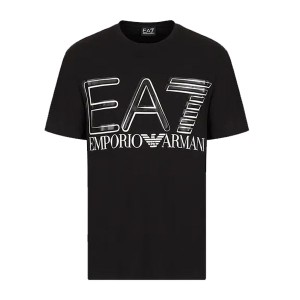 送料無料メール便 Tシャツ エンポリオアルマーニ EA7 クルーネックTシャツ 3LPT20 PJFFZ 1200 ブラック Ｍサイズ