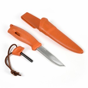 シースナイフ ファイヤーナイフ BIO スウェーデン製 ファイヤースターターナイフ オレンジ