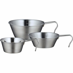 シェラカップ SOLA 3pcs アウトドア キャンプ 調理器具 食器 計量カップ メジャーカップ PP-09/3662ｘ２箱セット/卸