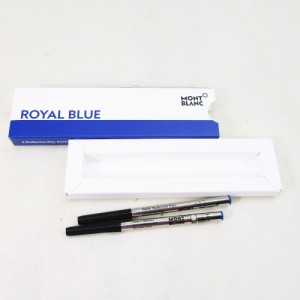 替え芯 ボールペン替芯 リフィル Fサイズ 2本入り ロイヤルブルー モンブラン 正規輸入品128213/2359ｘ１箱
