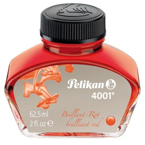 ペリカン 純正ボトルインク 4001/76/62.5ml レッド 日本正規品