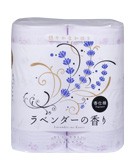 四国特紙 ラベンダーの香り トイレットペーパー 4ロールダブル30ｍ×12パック まとめ買い 送料無料 00202