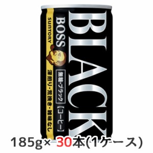 [取寄] サントリー ボス 無糖 ブラック ウマ娘デザイン 185g 缶 30本(1ケース) BLACK コーヒー BOSS 送料無料 48013
