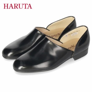 HARUTA ハルタ レザースポックシューズ 850 黒 メンズ カジュアルシューズ ドクターシューズ