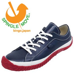 スピングルムーブ SPINGLE MOVE SPM-101 Navy/Red レディース メンズ スニーカー