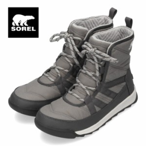 ソレル SOREL レディース ブーツ ウィットニーIIショートレース WP NL3822-052 Quarry 防水 防滑