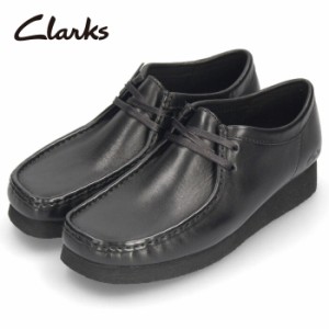 Clarks クラークス メンズ ワラビー2 Wallabee 2 ブラック レザー 黒 カジュアルシューズ 402J 本革 セール