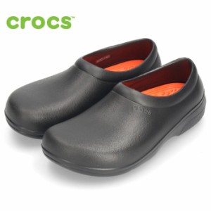 クロックス サンダル メンズ レディース オン ザ クロック ライトライド スリッポン 黒 CROCS ON THE CLOCK LITERIDE SLIP ON 207230 ブ