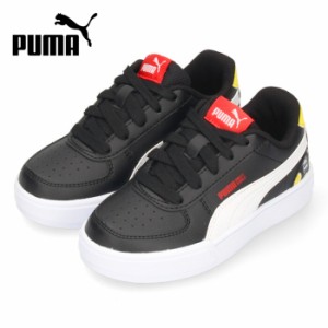 PUMA キッズ スニーカー ケーブン スマイリ ーワールド PS 386146-01 BK/WH　プーマ 子供靴 SMILEY セール