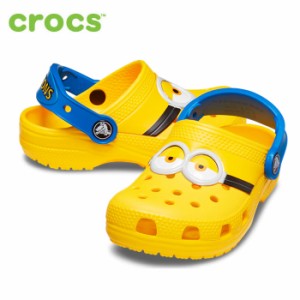 クロックス キッズ ジュニア サンダル FUN LAB I AM MINIONS CLOG K ミニオン クロッグ CROCS MINIONS 207461 イエロー 子供靴 セール