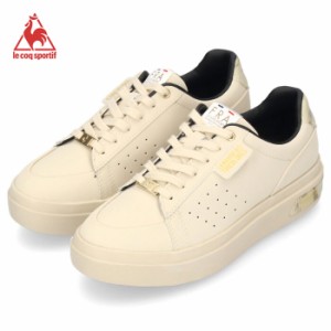 ルコック スニーカー レディース シューズ 防水 le coq sportif ルコック スポルティフ LA セーヴル PF 50 ミルクベージュ QL3UJC50MB 晴