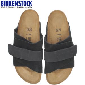 BIRKENSTOCK ビルケンシュトック サンダル レディース キョウト 1022566 ブラック Kyoto 幅狭 レザー ベルト ベロアレザー