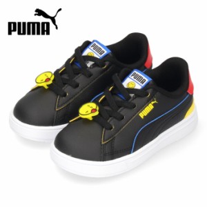 PUMAプーマベビースニーカーPUMAxSMILEYWORLD384490-02ブラックサーブプロスマイリーワールドACInf子供靴セール