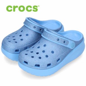 クロックス サンダル キッズ グリッターキューティクロッグ 207834-4TB オキシゲン classic crocs glitter cutie clog oxygen