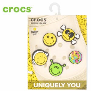 crocs クロックス ジビッツ スマイリー カスタマイズ アクセサリー JIBBITZ 9671 SMILEY キッズ 大人