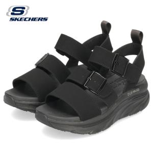 スケッチャーズ サンダル ストラップ レディース 厚底 スポーツサンダル ベルクロ ベルト SKETCHERS D’LUX WALKER RETRO COSMOS 119234