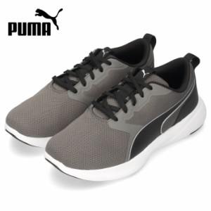 PUMA プーマ メンズ スニーカー ソフトライド フィール WIDE 376746-03 グレー Softride Feel Wide ランニング 軽量 クッション性 通気性