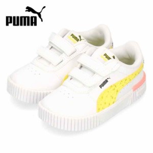 プーマ PUMA スニーカー ベビー キャリーナ 2.0 スポンジ・ボブ ?U V インファント 393905 01 子供靴 ホワイト 靴 ローカット ベルクロ