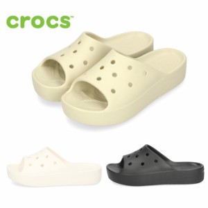 crocs クロックス レディース サンダル クラシック プラットフォーム スライド CLASSIC PLATFORM SLIDE 208180 厚底 軽量 