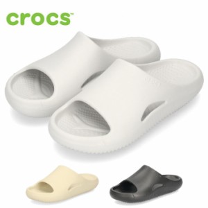 crocs クロックス メロウ リカバリー スライド サンダル メンズ レディース 208392 黒 ブラック 前空き MELLOW RECOVERY SLIDE