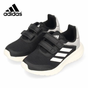 アディダス キッズ スニーカー テンソーラン adidas TENSAUR RUN 2.0 CF K GZ3434 ブラック ホワイト ランニングシューズ 子供 靴 ベルク