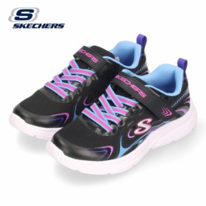 SKECHERS スケッチャーズ キッズ スニーカー ジュニア 女の子 303520L BKMT ウェイビー ライツ エウレカ シャイン ブラック マルチ