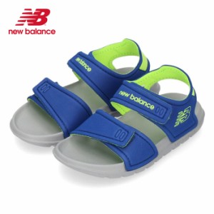 ニューバランス サンダル ベビー new balance IOSPSDCC ブルー 子供靴 ストラップ 面ファスナー ベルクロ ワイズW セール