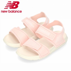 ニューバランス サンダル キッズ ジュニア new balance YOSPSDCE ピンク 子供靴 ストラップ 面ファスナー ベルクロ ワイズW セール