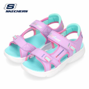 SKECHERS スケッチャーズ サンダル キッズ ジュニア ラベンダー/ターコイズ 302984L フレックス スプラッシュ ウォッシャブル セール