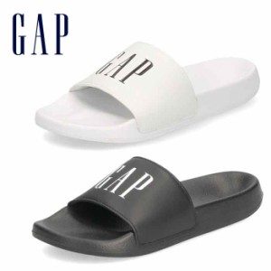 GAP ギャップ メンズ レディース サンダル GPU12325 ホワイト ブラック シャワーサンダル スライドサンダル ユニセックス 靴